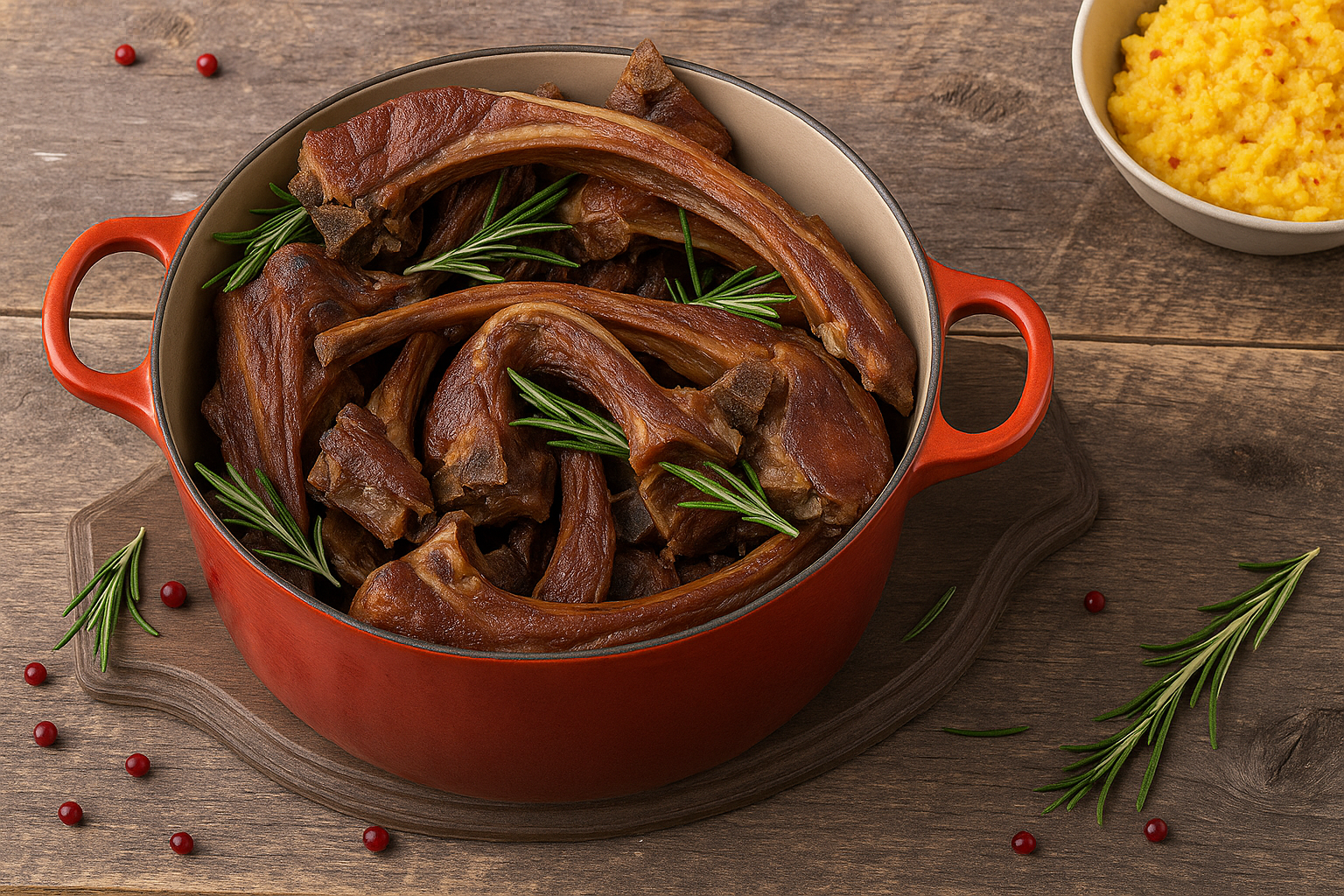 Økologisk røykt pinnekjøt frå Øvre Dale Gård 1,5kg