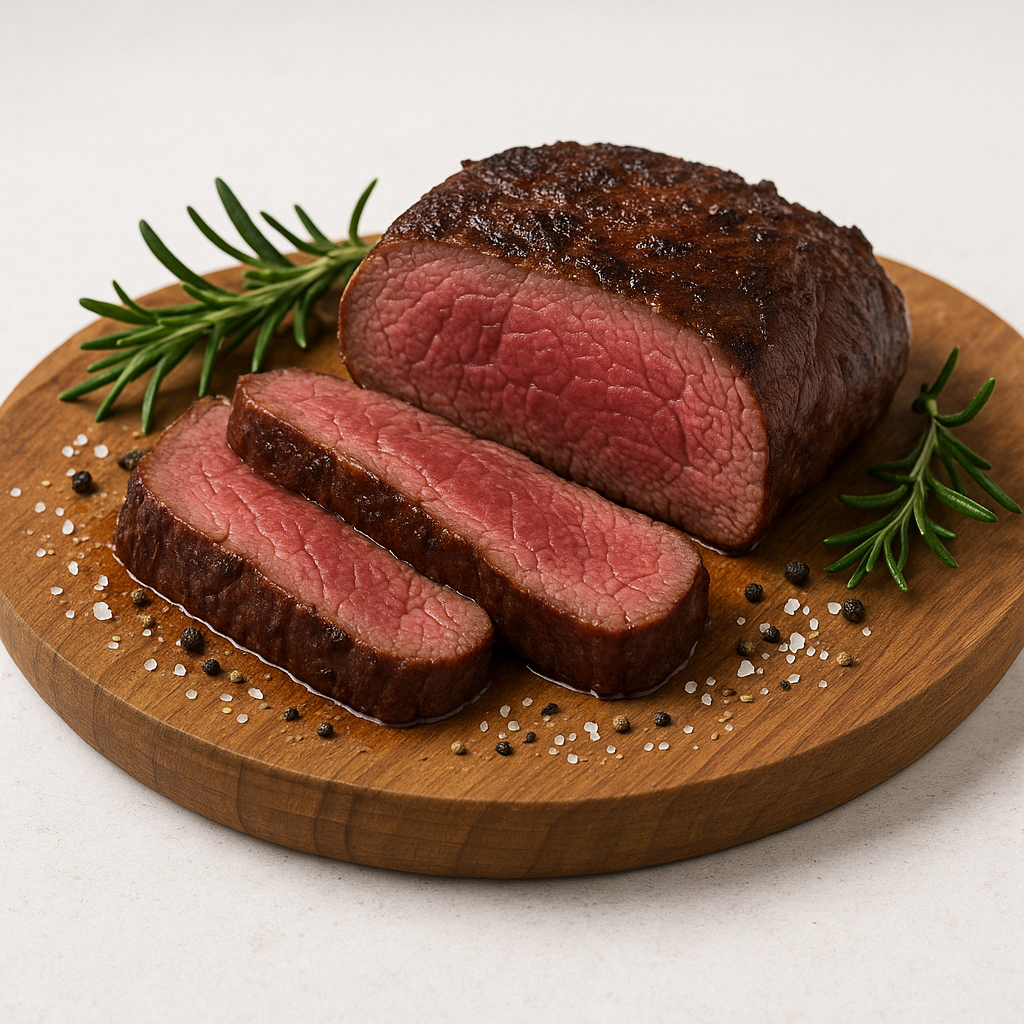 Mørbrad av hjort frå Øvre Dale Gård