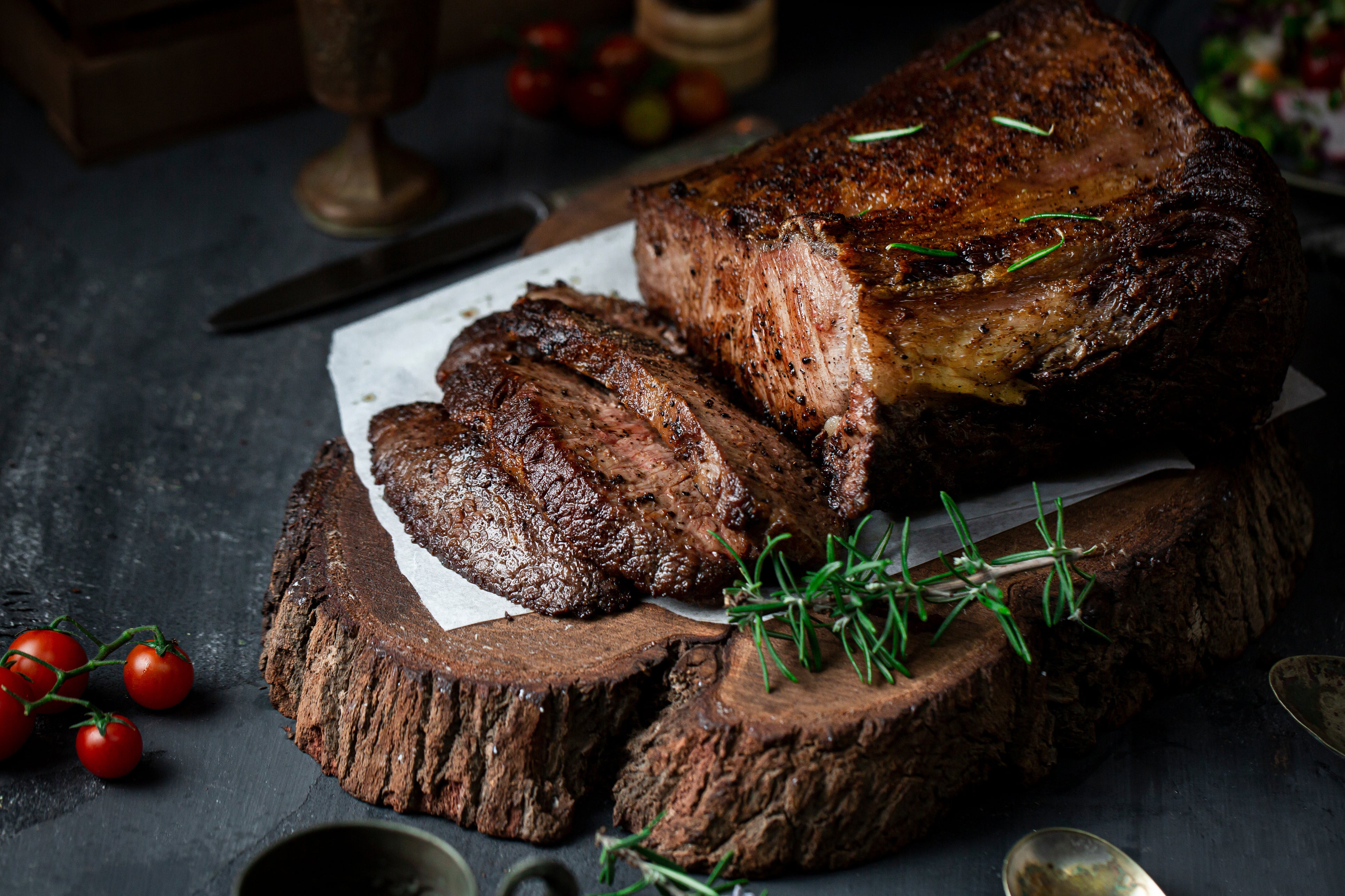 Surra hjortesteik frå Øvre Dale Gård