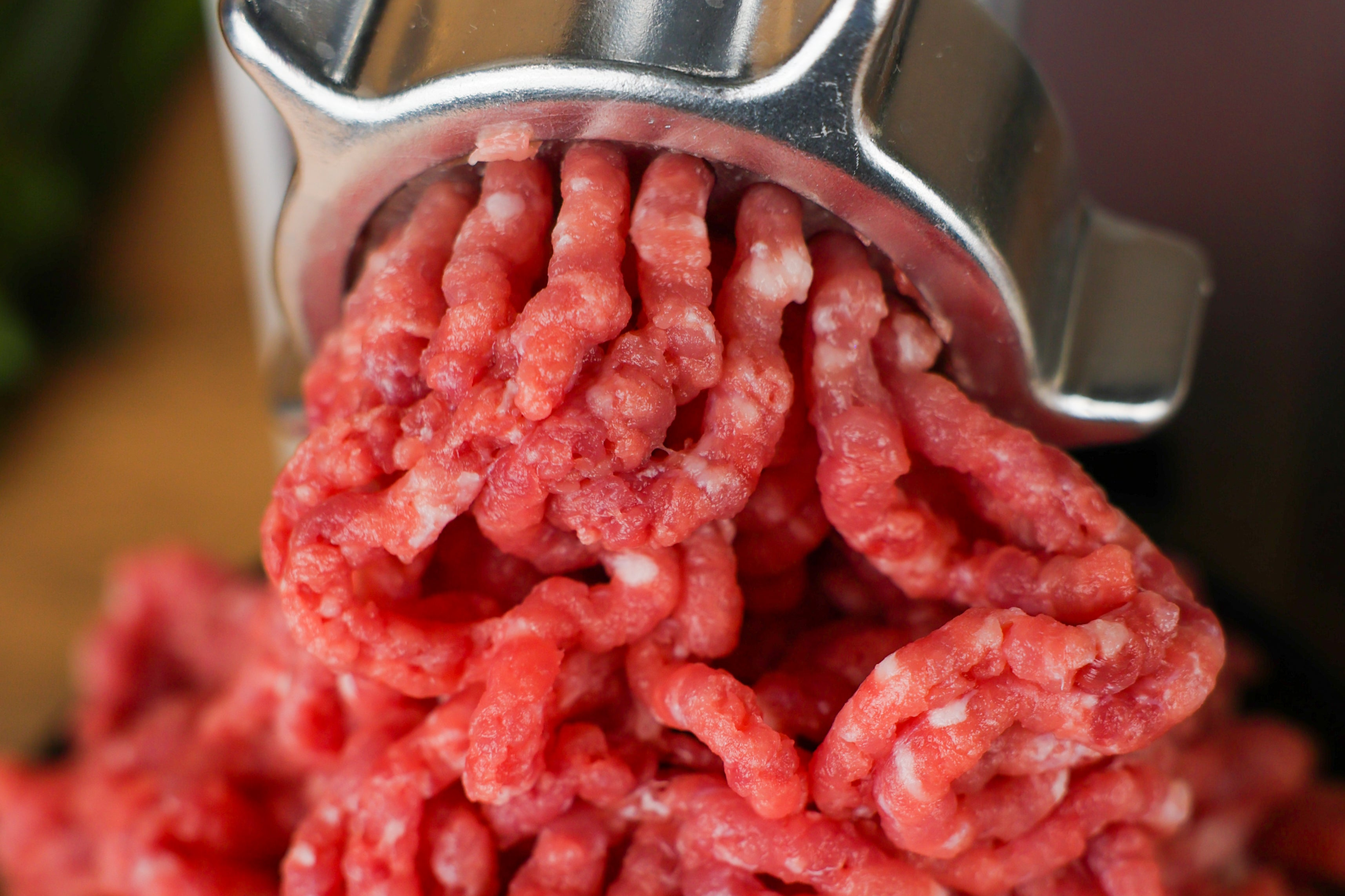 Kverna hjortekjøt frå Øvre Dale Gård